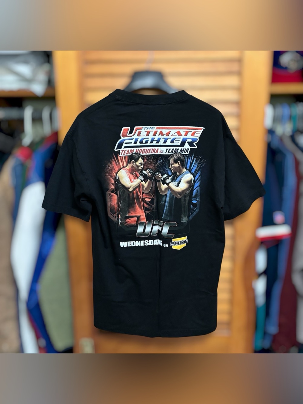 Y2k 2008 UFC Ultimate Fighter Team Nogueria Vs Mir Graohic T Shirt Large